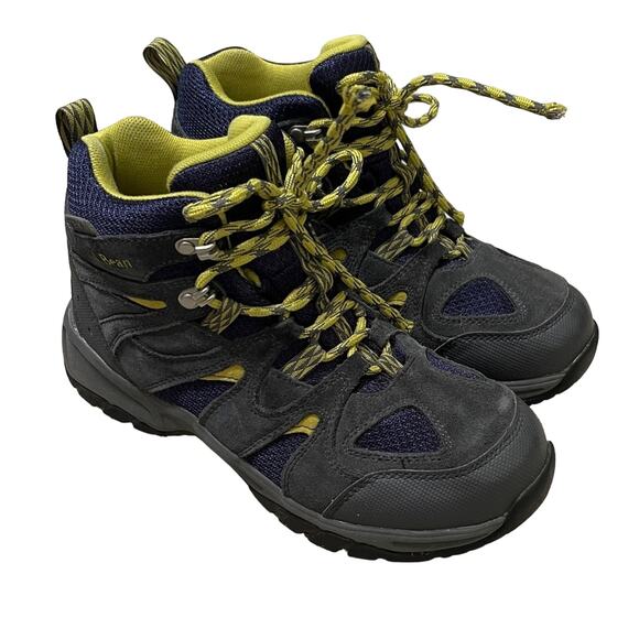 L.L.Bean Kids' Trail Model Hikers Green Gray Size 6 - Picture 1 of 6